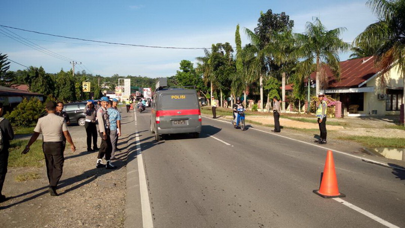 Ops Patuh Siak 2017, Polres Kampar Lakukan Razia Kendaraan Anggota Tidak Lengkap